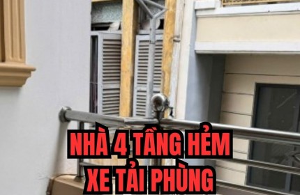  NHÀ 4 TẦNG HẺM XE TẢI PHÙNG HƯNG, P13, Q5 – 12,X TỶ